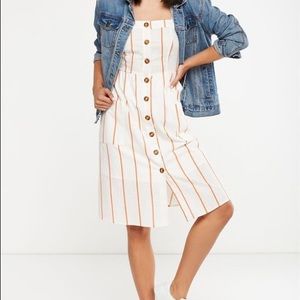 Cotton On Woven Striped Midi Dress
